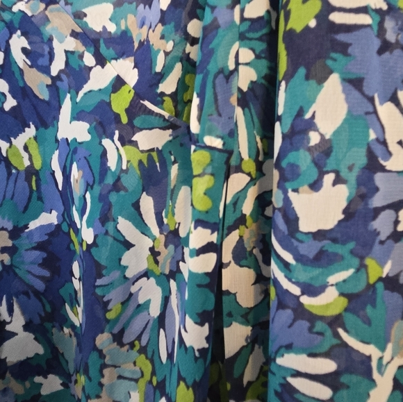 Lingdore Sheer Floral Spring Nightgown Coverup House Coat Belted Chemise - Picture 9 of 9